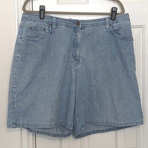 Talbots Denim Shorts size 16